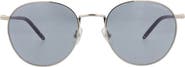 Montblanc 55mm Round Sunglasses