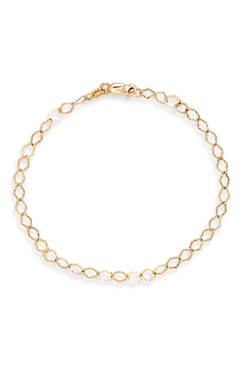 Open Link Chain Bracelet (Nordstrom Exclusive), Main, color, YELLOW GOLD