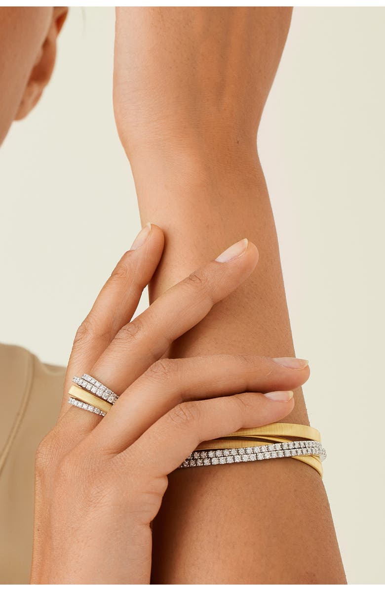 Marco Bicego Masai Diamond Ring, Alternate, color, Yellow Gold/ Diamond