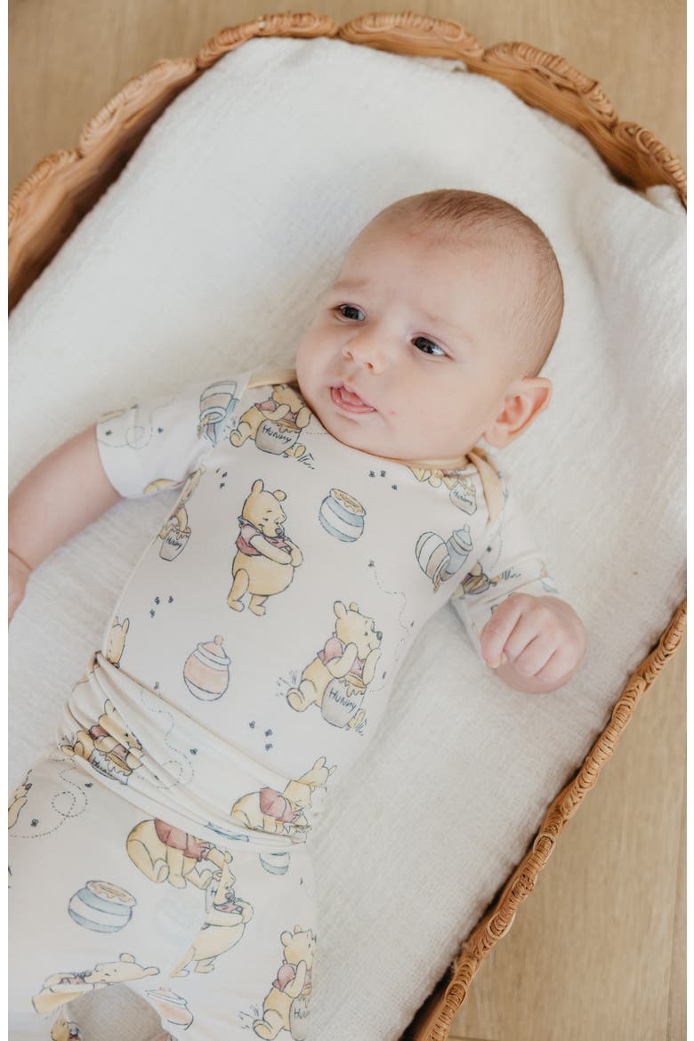 Winnie the Pooh Hunny Bodysuit, Alternate, color, HUNNY