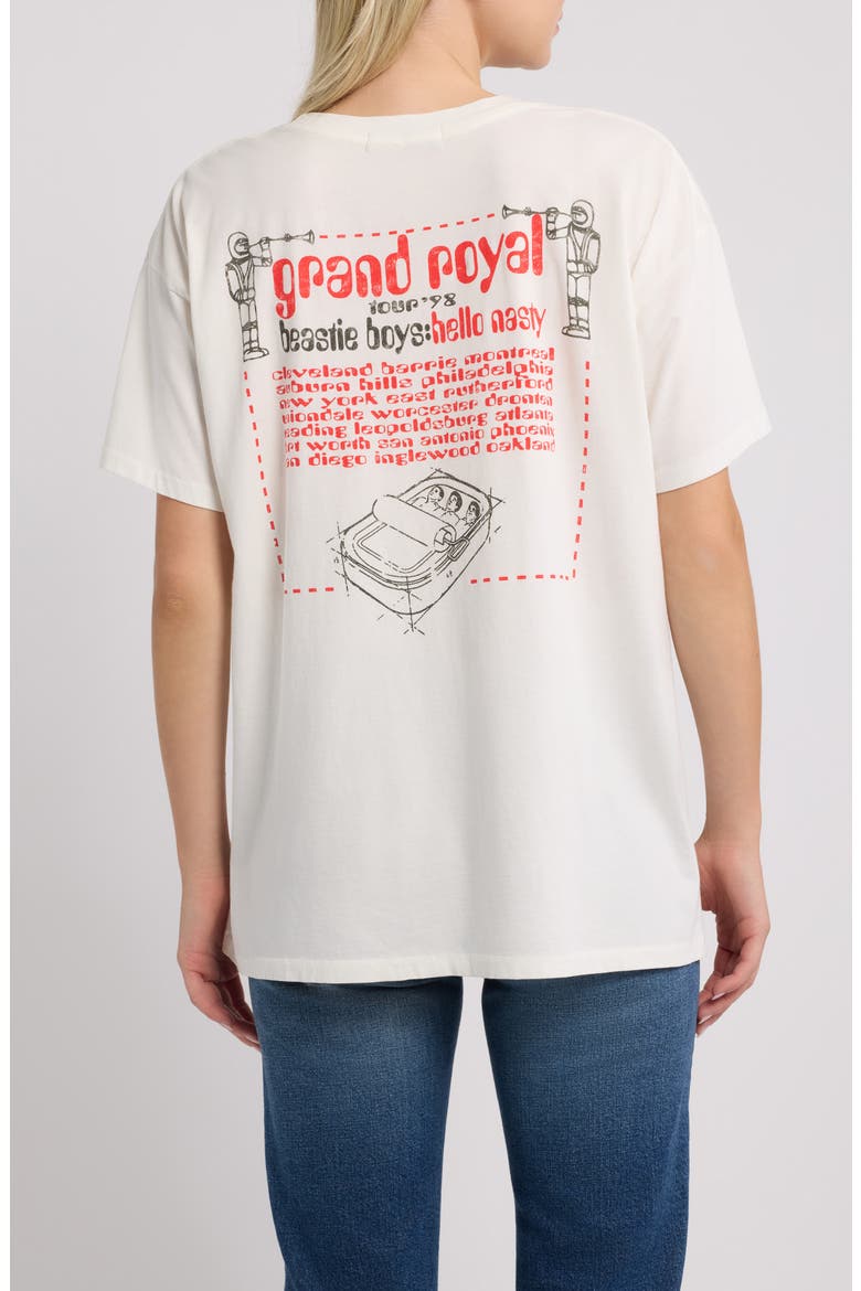 Beastie Boys Hello Nasty Graphic T-Shirt, Alternate, color, VINTAGE WHITE