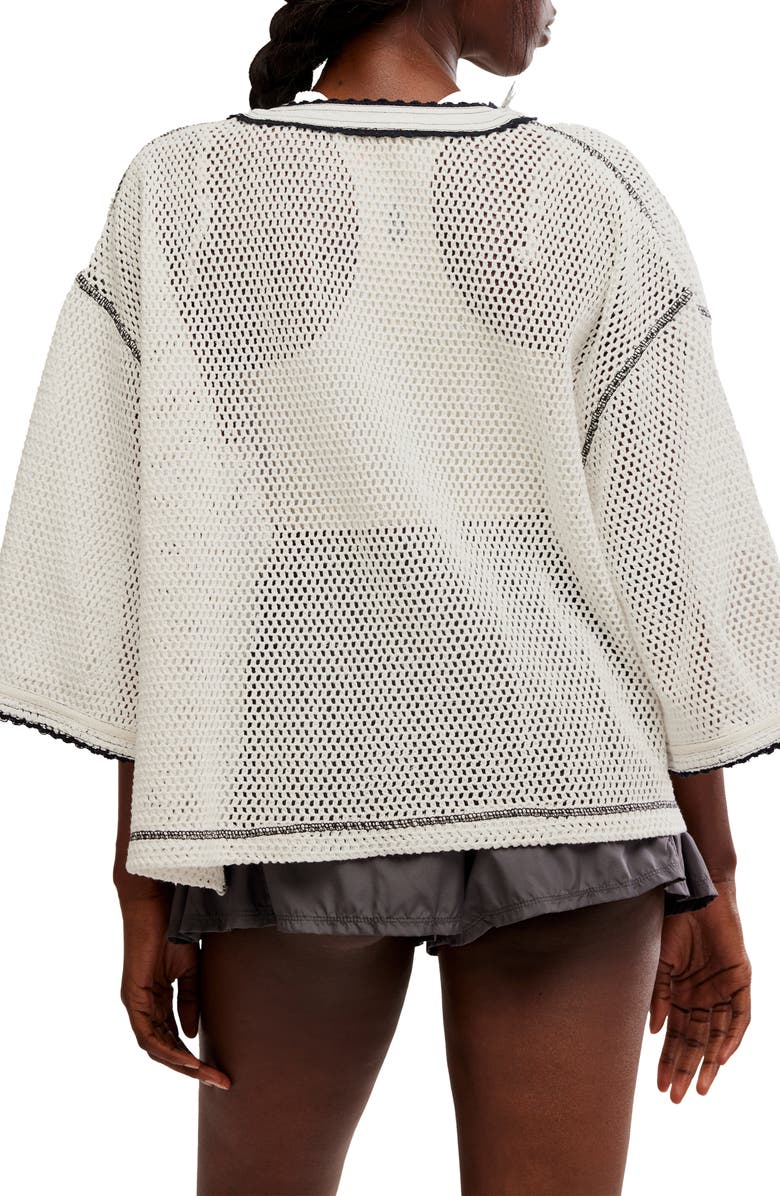 Free People FP Movement Camp Out Embroidered Open Stitch Top, Alternate, color,