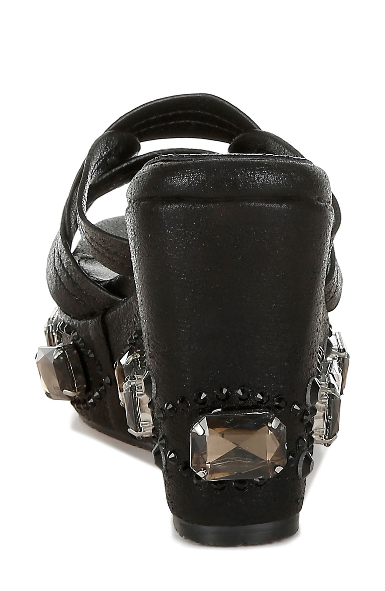 LONDON RAG Blistronic Platform Wedge Sandal, Alternate, color, Black
