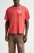 STOCKHOLM SURFBOARD CLUB Crest Organic Cotton Graphic T-Shirt