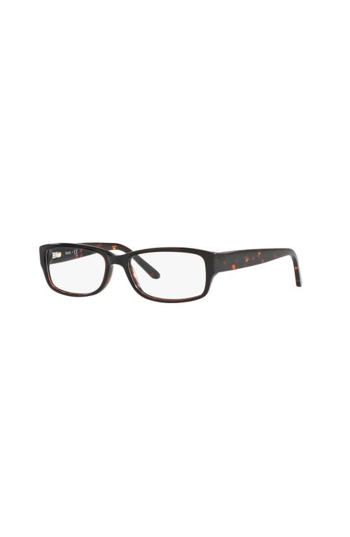 Sferoflex 51mm Rectangle Optical Glasses In Black