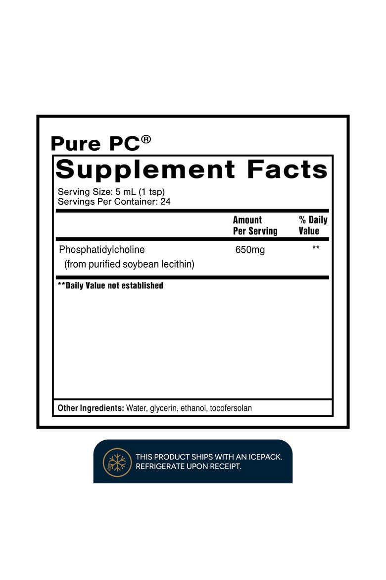 Micellized Pure PC Phosphatidylcholine Liquid Cellular Support Supplement, Alternate, color, None