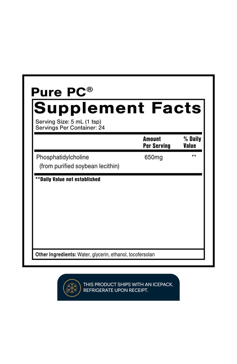 Quicksilver Scientific Micellized Pure PC Phosphatidylcholine Liquid Cellular Support Supplement, Alternate, color, NO COLOR