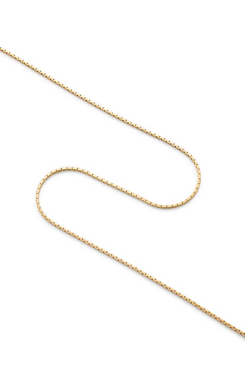 Ana Luisa Solid Silk Chain Necklace In Gold