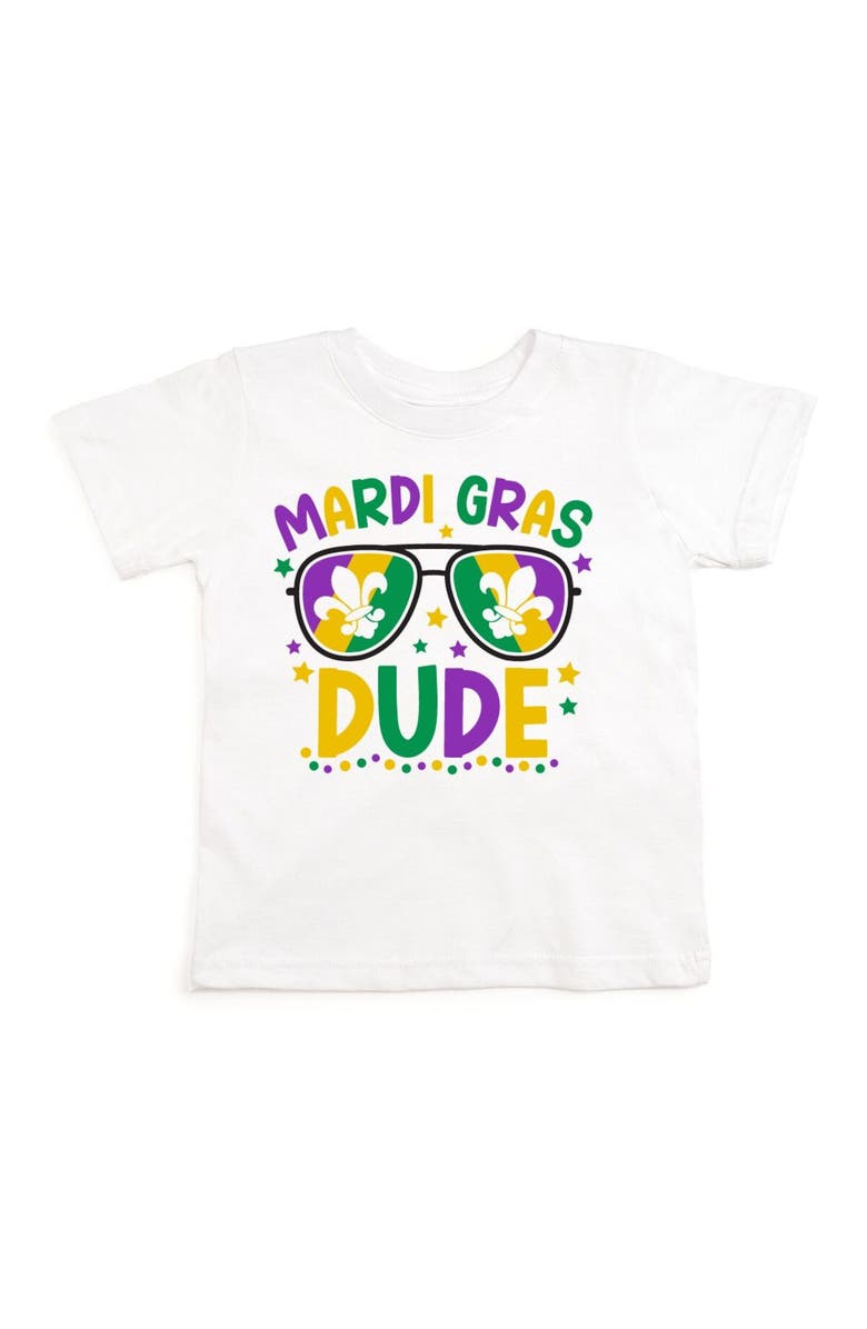 Sweet Wink Mardi Gras Dude Short Sleeve T-Shirt, Main, color, 