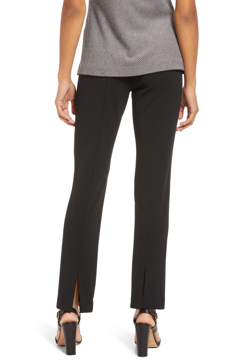 Heritage Fit Pull-On Crepe Pants, Alternate, color, BLACK