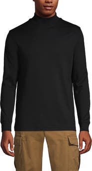 Lands' End Cotton Supima Mock Turtleneck
