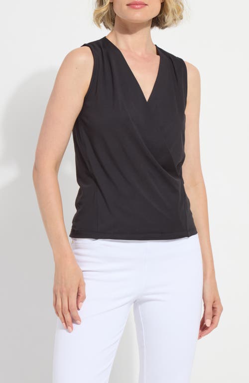 Lysse Inaya Double Crossover Top in Black at Nordstrom, Size X-Small