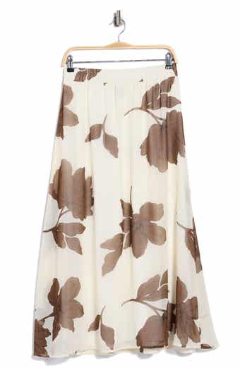 Floral Print Maxi Skirt