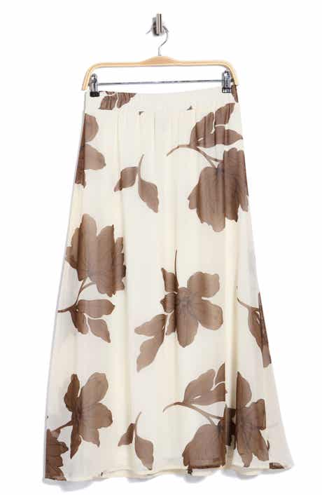 Floral Print Maxi Skirt