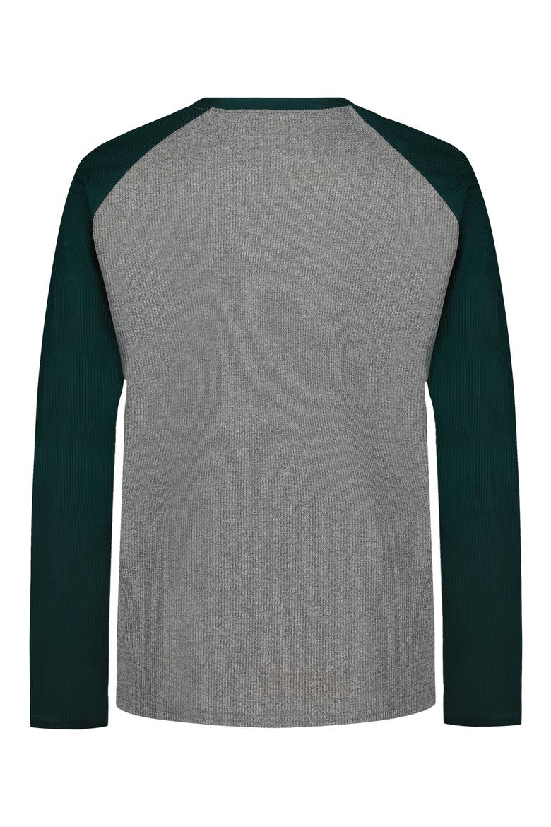 Kids' Thermal Raglan T-Shirt, Alternate, color, CLAY GREEN