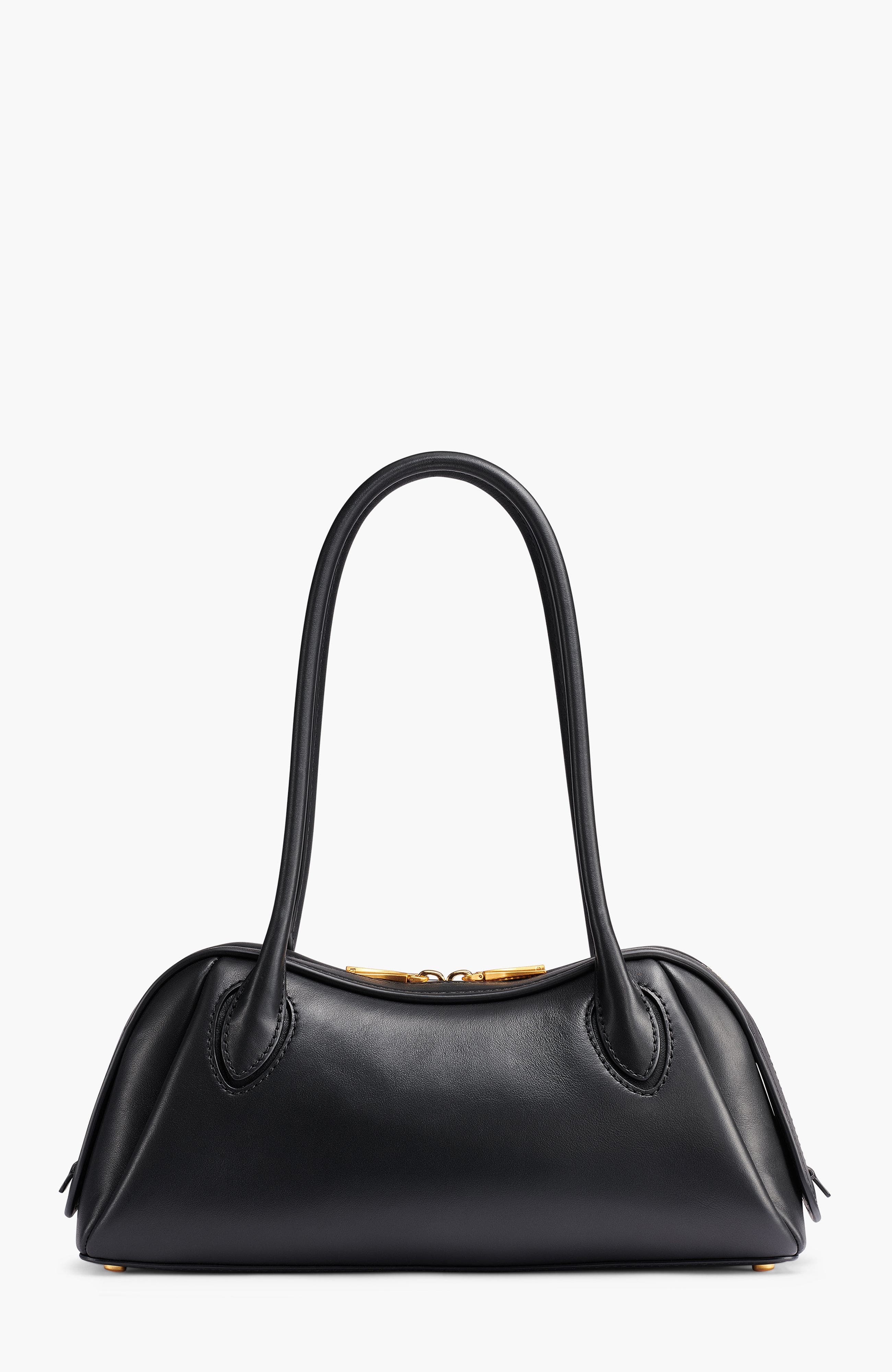 Donna Karan New York Terry Shoulder, Alternate, color, Blk/Gold
