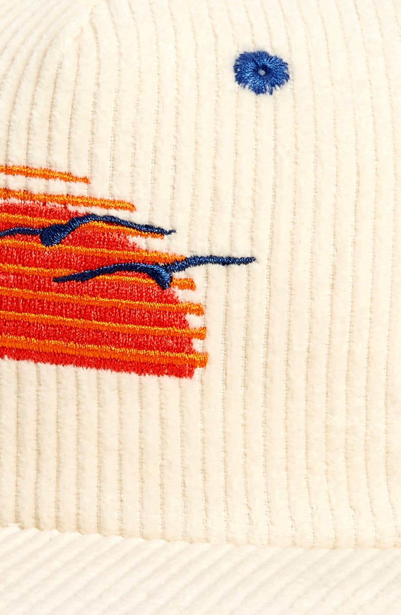 Tiny Whales Kids' Good Life Corduroy Baseball Cap, Alternate, color, 