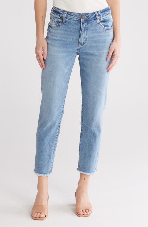 Katy High Waist Straight Leg Jeans (Celsia)