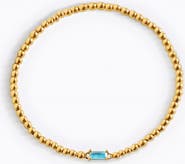 Mint & Lily Gold Beaded Birthstone Bracelet