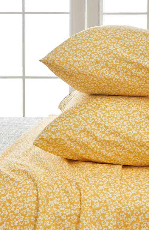 Woven & Weft Floral Print Microfiber Sheet Set