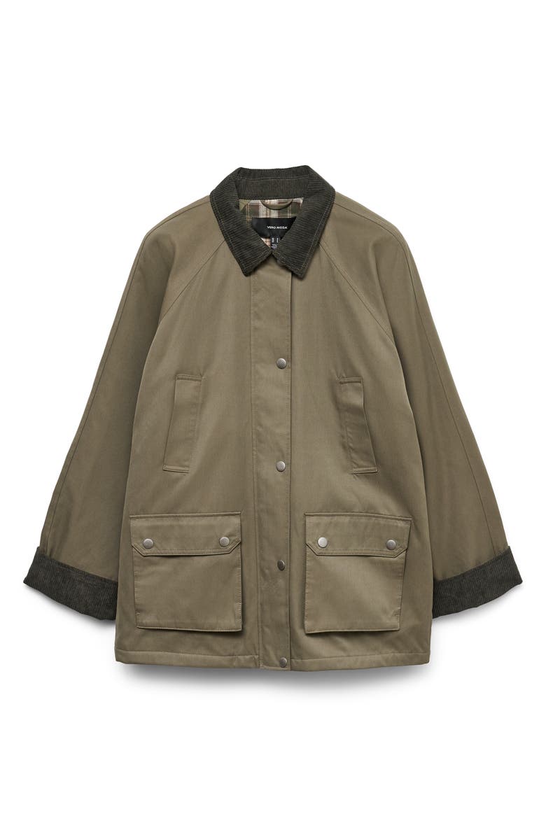 VERO MODA Wales Water Resistant Jacket, Alternate, color, Grape Leaf