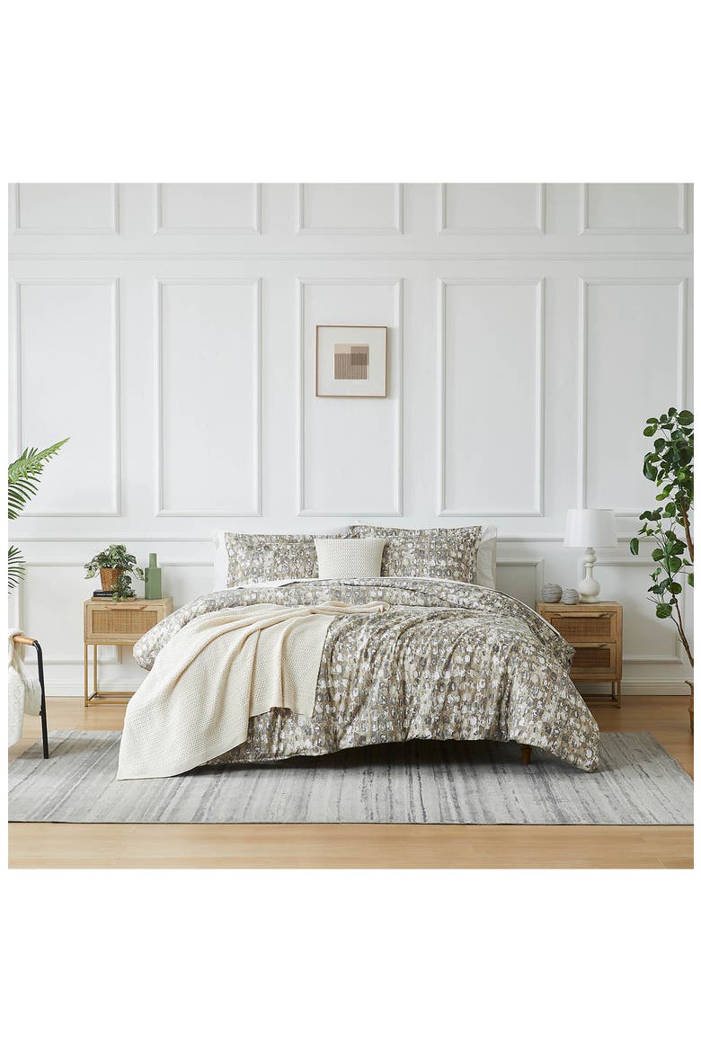 Rhythm Comforter & Sham Set, Alternate, color, TAUPE