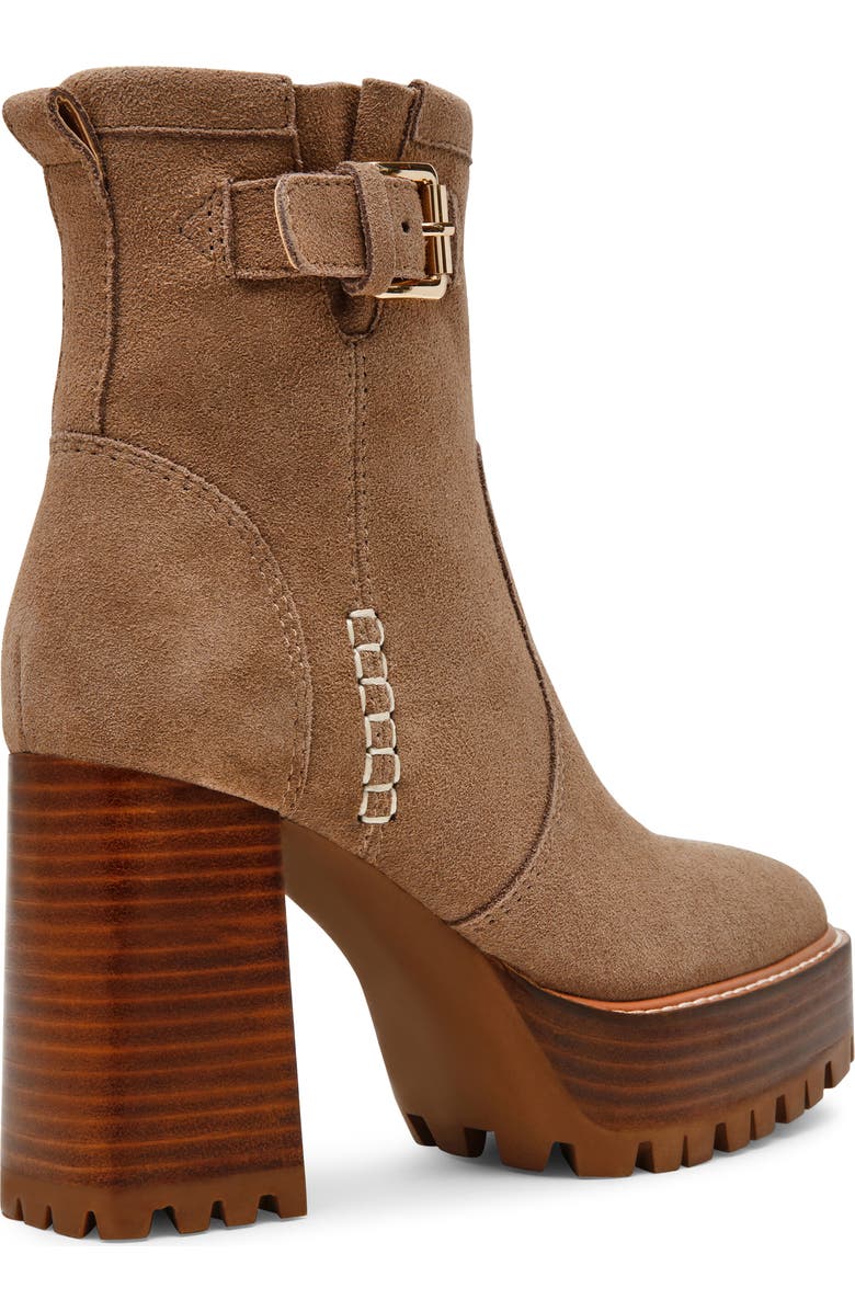 Steve Madden Summit Platform Bootie, Alternate, color, Taupe Suede
