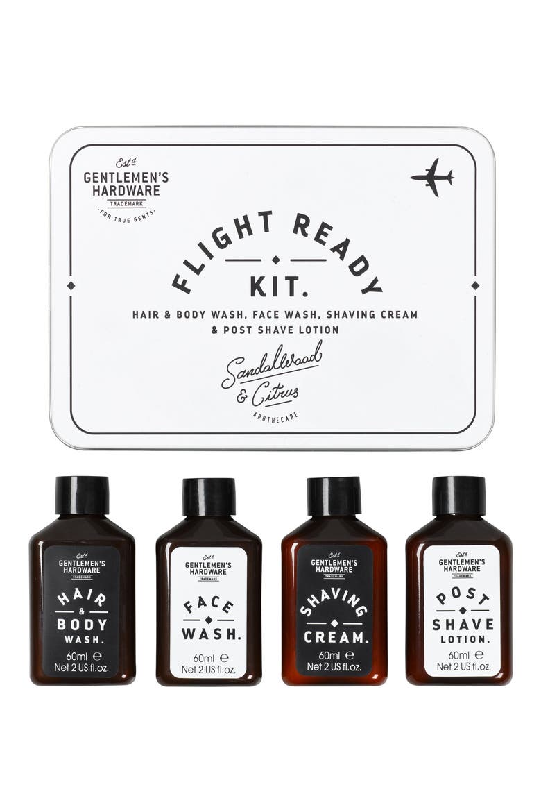 Wild and Wolf Gentlemen's Hardware - Flight Ready Kit, Main, color, WHITE