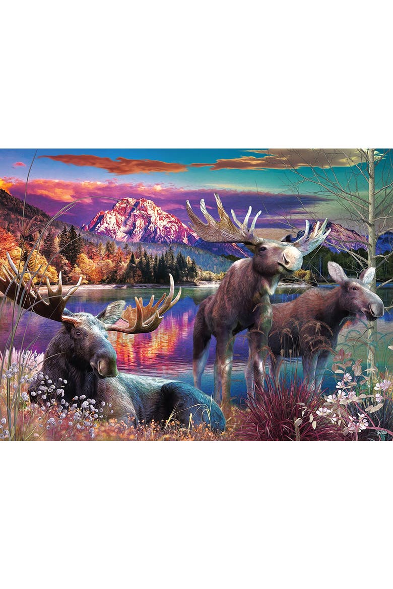 Sunset Pond 1000 piece Jigsaw Puzzle for Adults, Alternate, color, Multicolor