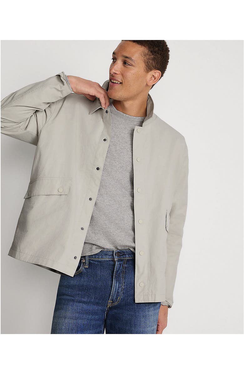 Lands' End Crinkle Jacket, Alternate, color, Light Stone