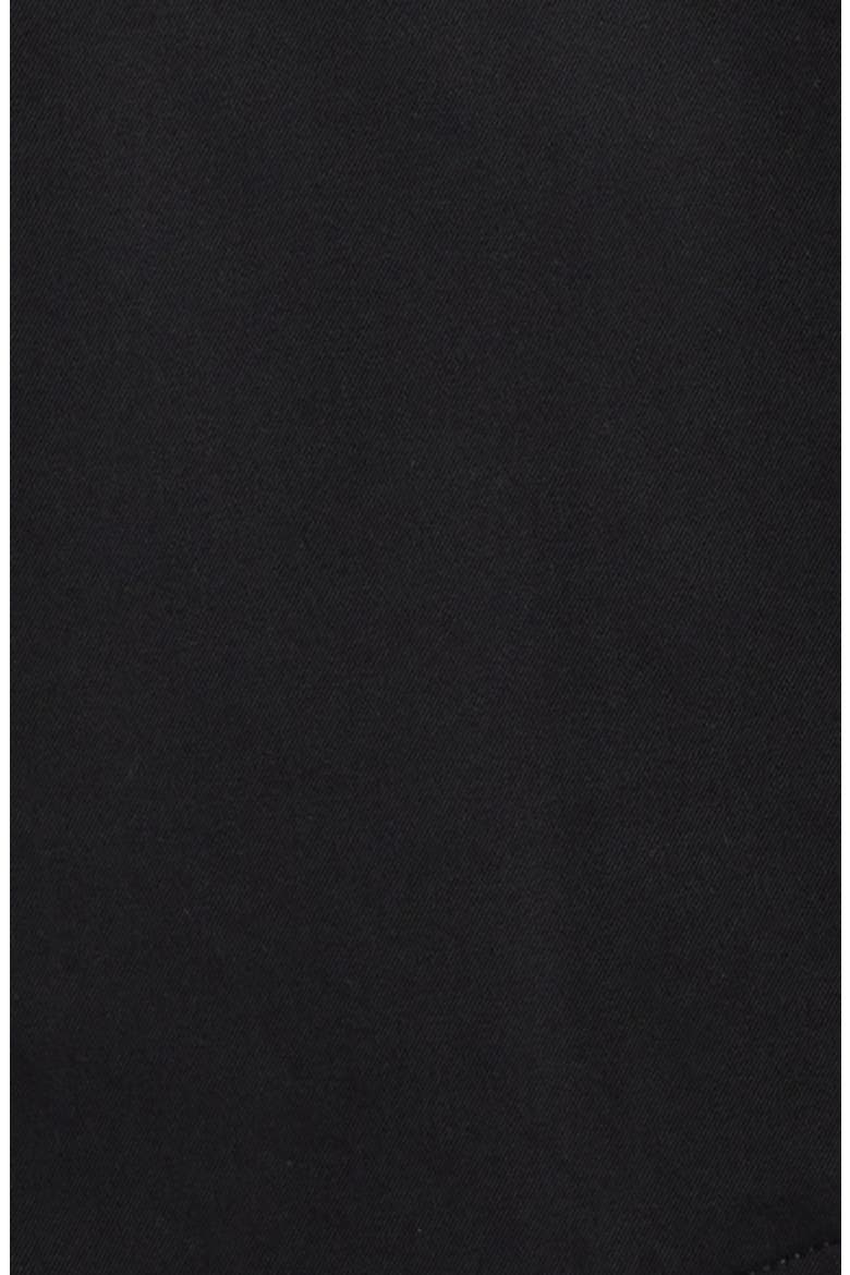 Camden Mid Length Cotton Gabardine Car Coat, Alternate, color, BLACK