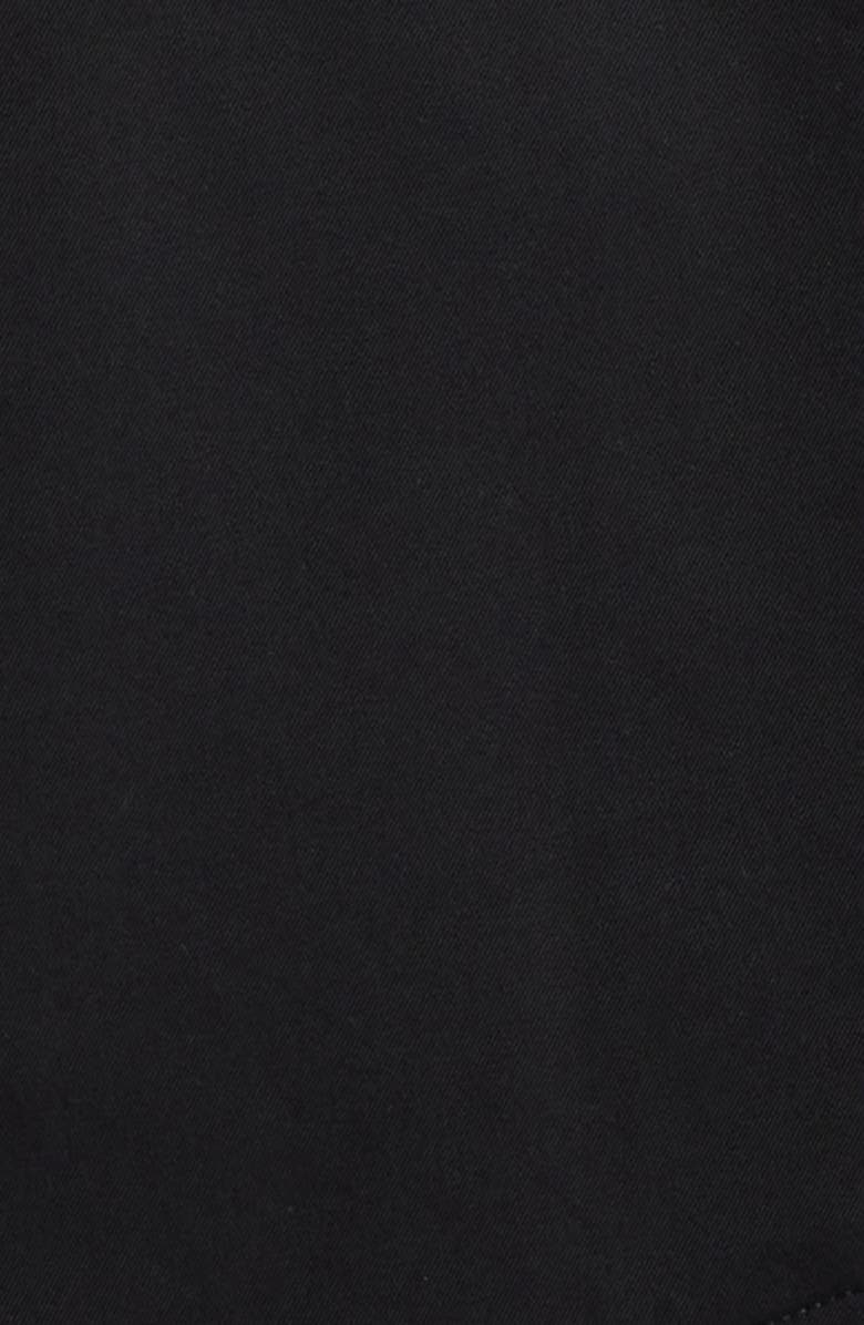 Burberry Camden Mid Length Cotton Gabardine Car Coat, Alternate, color, Black