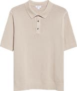 Sunspel Cotton Mesh Polo