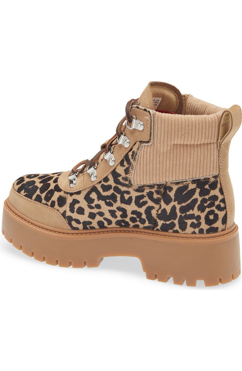 Timberland Stone Street Platform Boot, Alternate, color, Medium Beige Nubuck With Print