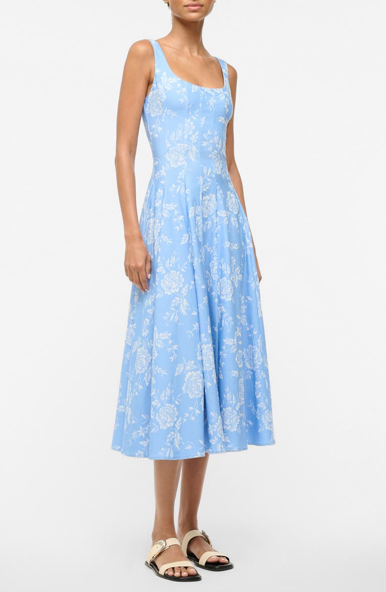 Wells Floral Midi Dress