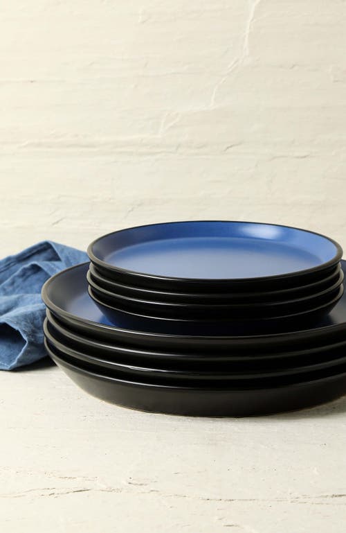 Stone Lain Albie Stoneware 20-piece Dinnerware Set With Pasta Bowls In Black