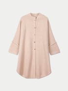 Gobi Cashmere Cashmere Button-Front Poncho