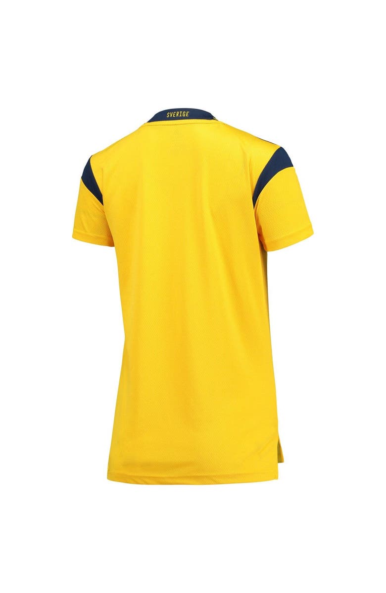 adidas Women's adidas Yellow Sweden Women's National Team 2022 Replica Jersey, Alternate, color, 