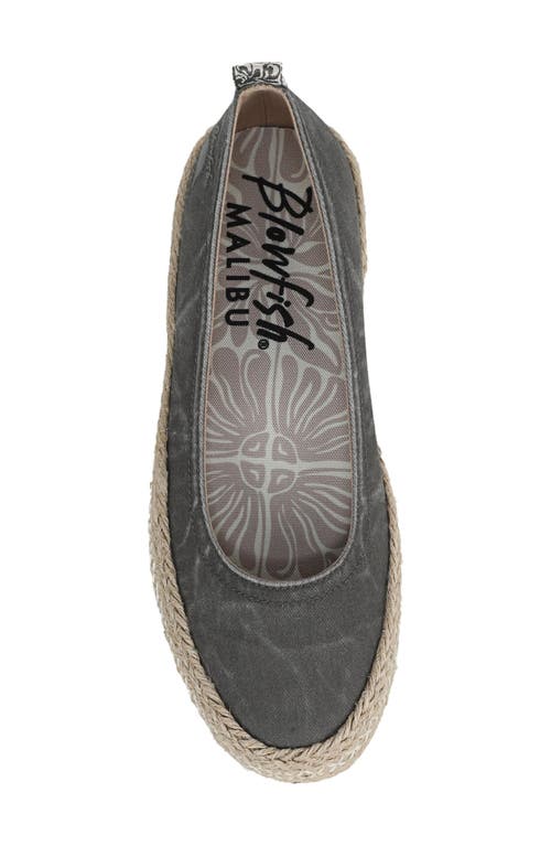 Blowfish Malibu Benita Espadrille Flat In Gray