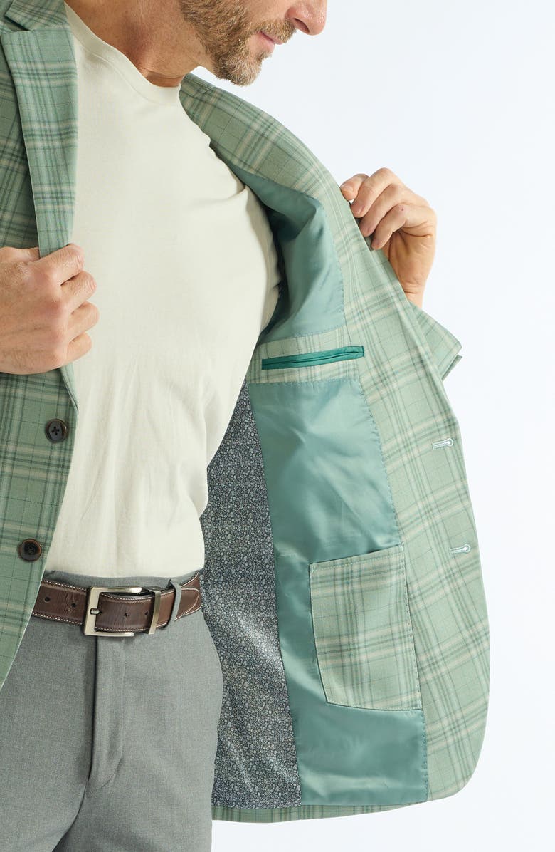 CRICKETEER Plaid Wool Blend Sport Coat, Alternate, color, 