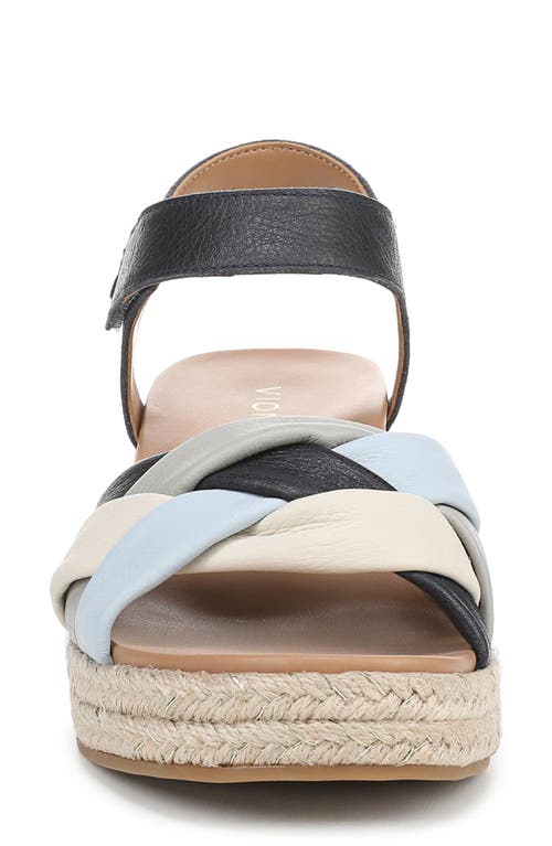 Vionic Saratoga Wedge Espadrille Sandal In Multi