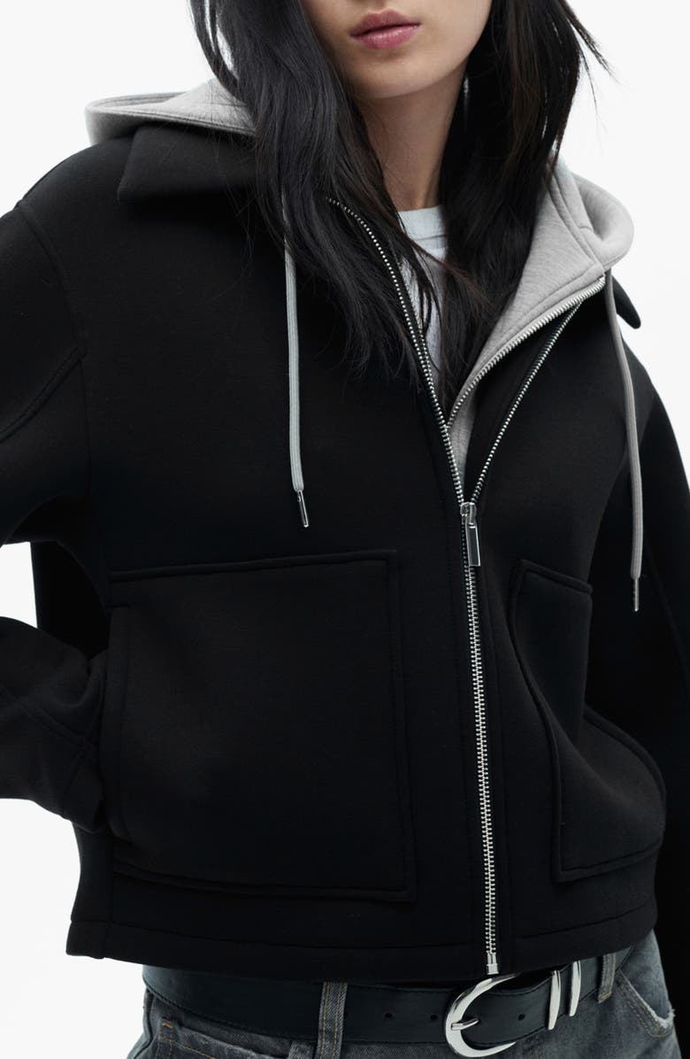 MANGO Noa Removable Hood Jacket, Alternate, color,