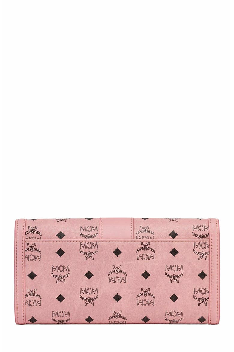 Tracy Chain Wallet in Visetos, Alternate, color, Pink