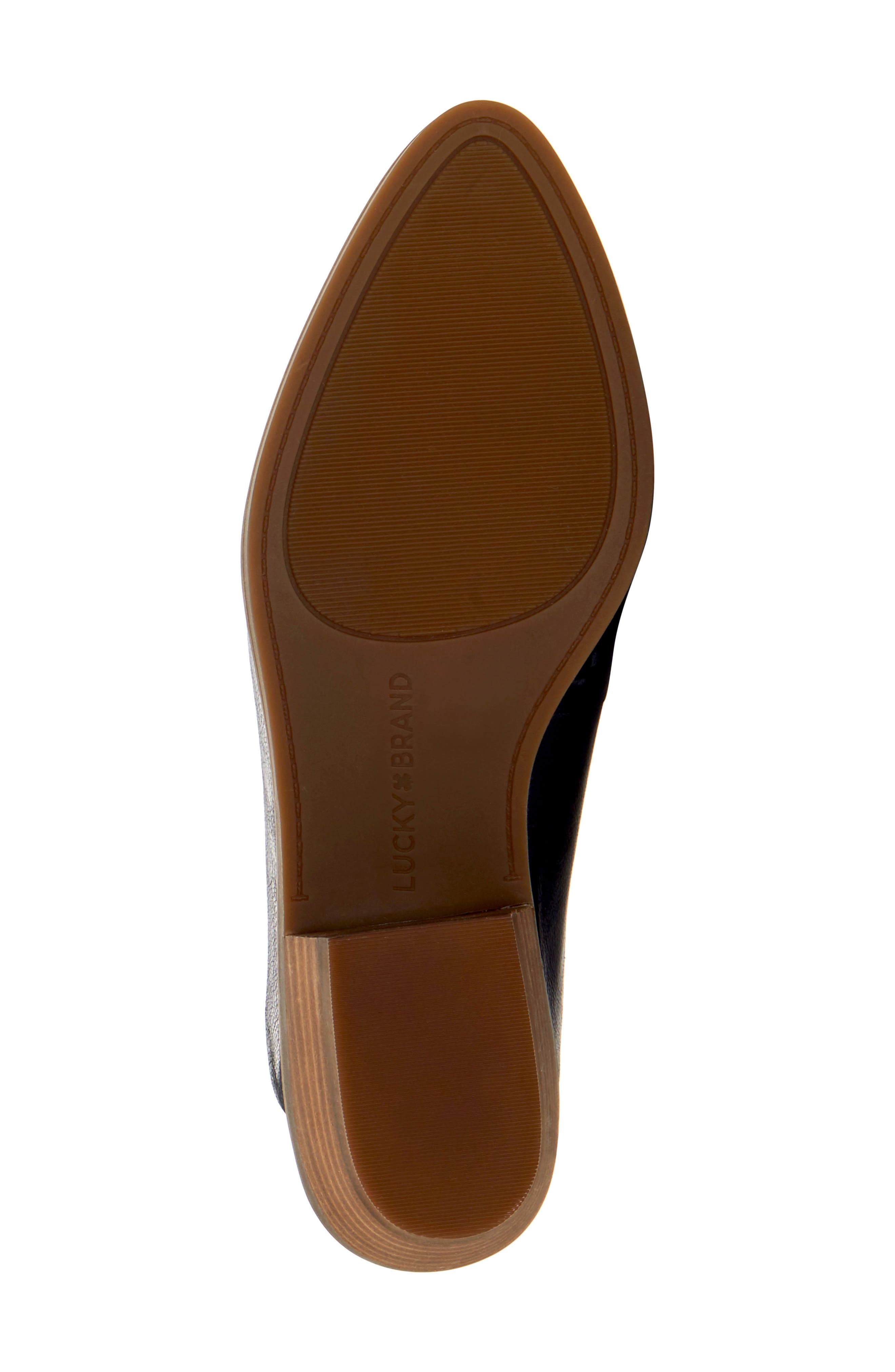 Margrete Mule, Alternate, color, BLACK LEATHER