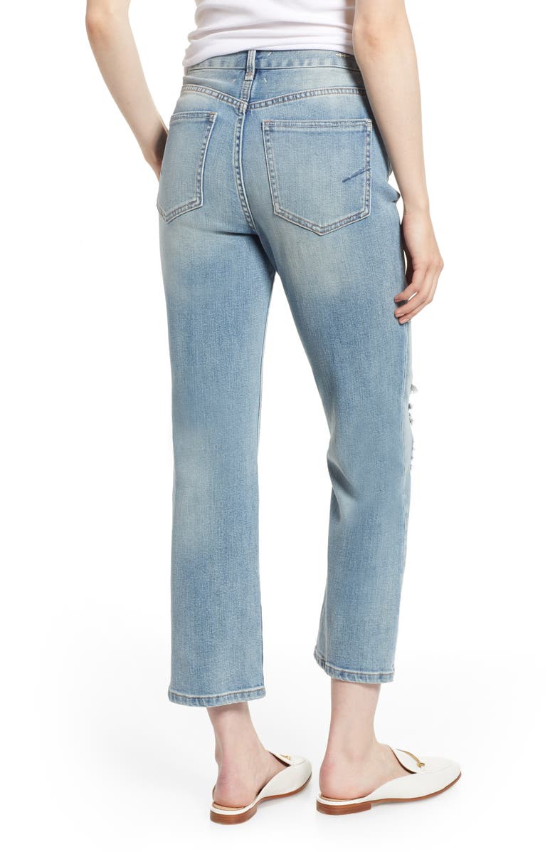 Habitual Haven Super High Rise Straight Leg Jeans, Alternate, color,