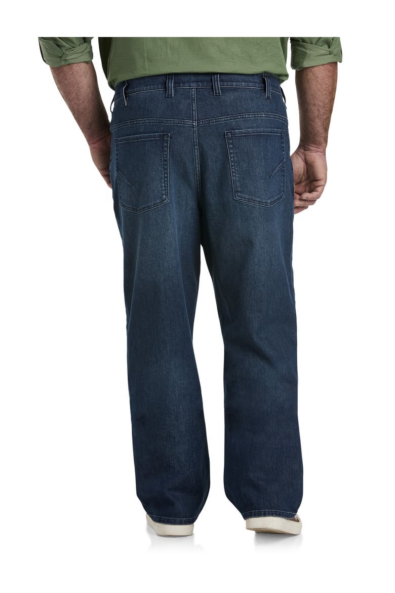 Loose-Fit Stretch Dark Wash Jeans, Alternate, color, DARK WASH ECO