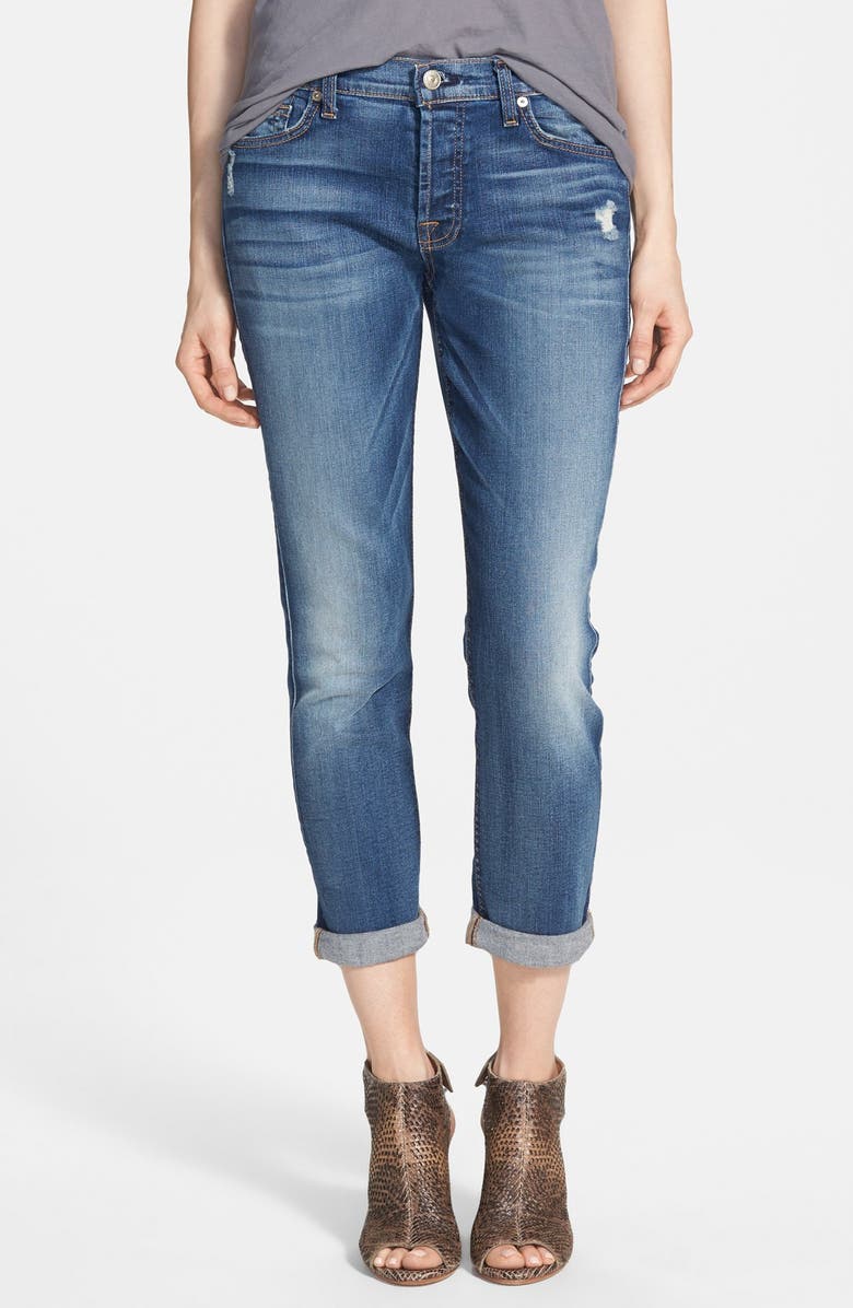 7 For All Mankind <sup>®</sup> 'Josefina' Mid Rise Boyfriend Jeans, Main, color, 