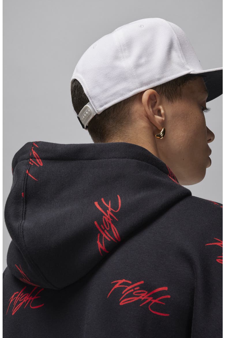 Brooklyn Heroes Oversize Fleece Hoodie, Alternate, color, BLACK