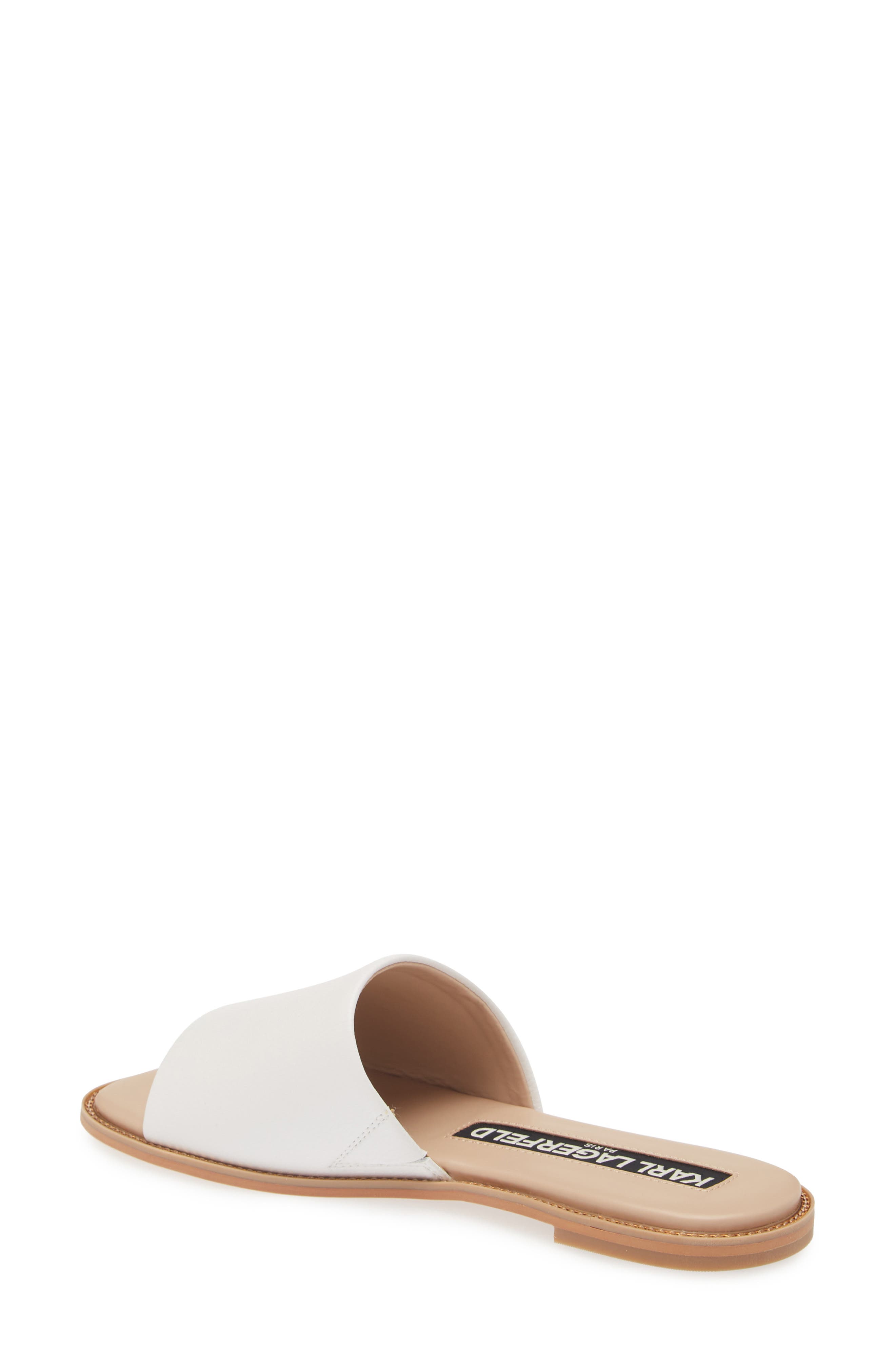 KARL LAGERFELD PARIS Gloria Flat Slide Sandal (Women) | Nordstromrack