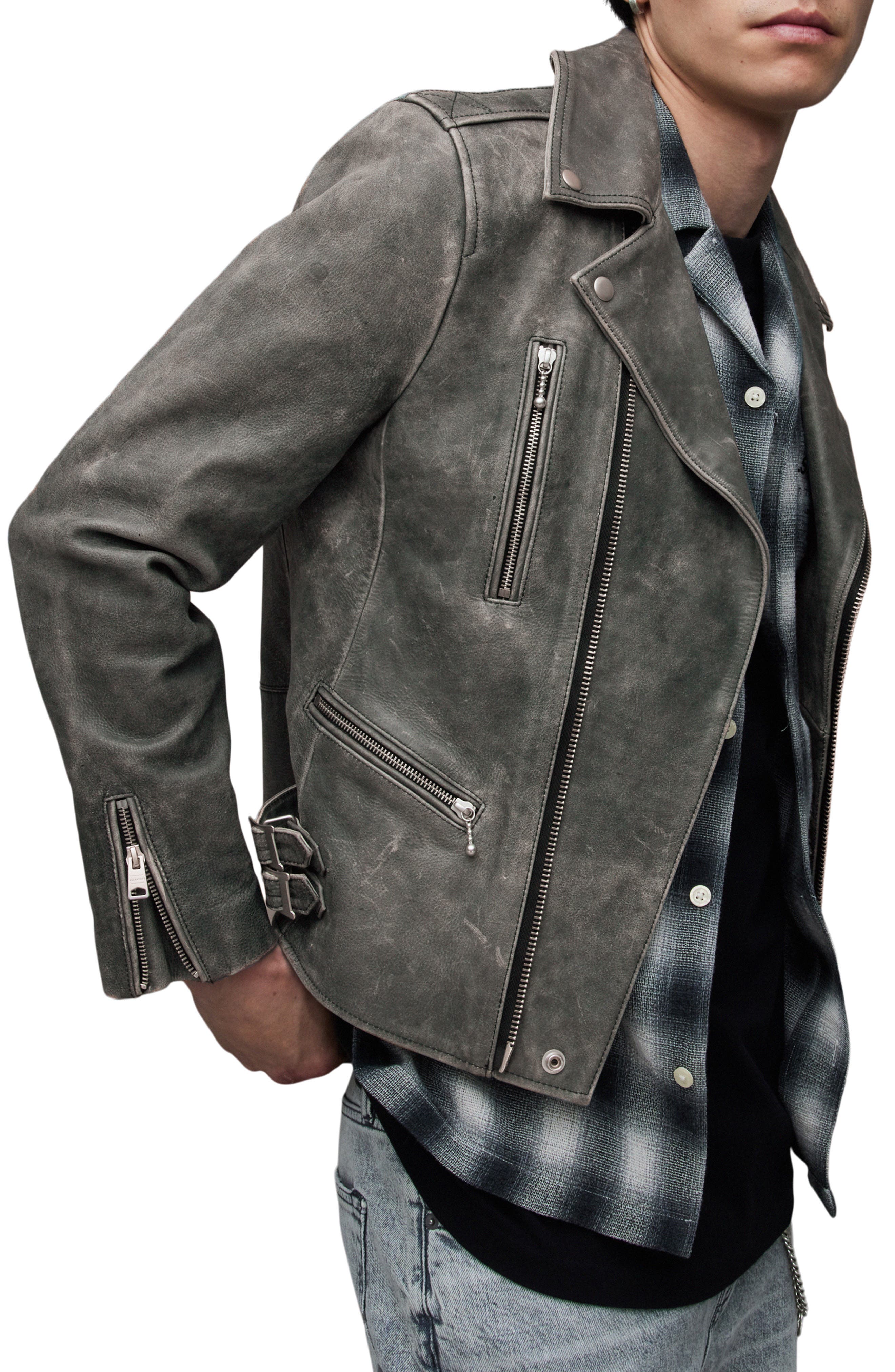 Ark Leather Biker Jacket - image 2